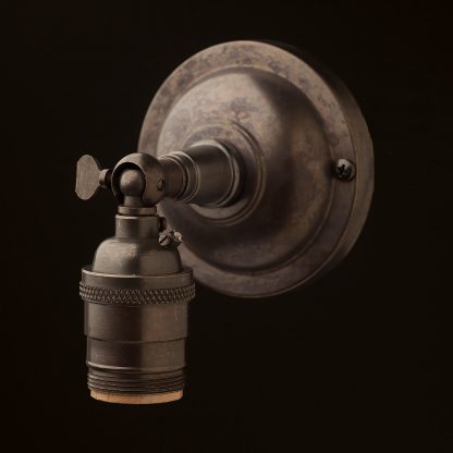 Bronze Knuckle Wall sconce E26 socket UNO thread