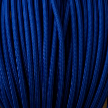 Pulley cord cloth covered Flex 120V blue