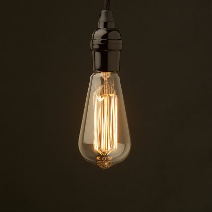 Edison Style Light Bulb E26 Bakelite Pendant Vintage Teardrop
