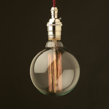 Edison Style Light Bulb E26 Nickel Pendant Vintage G125