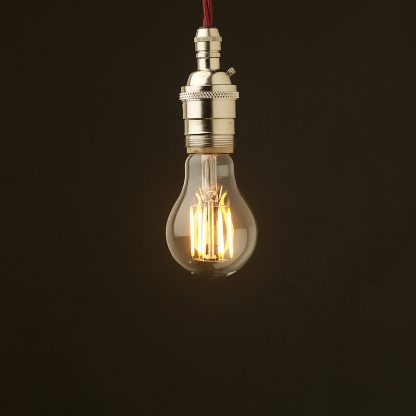 Edison Style Light Bulb E26 Nickel Pendant GLS 5W LED