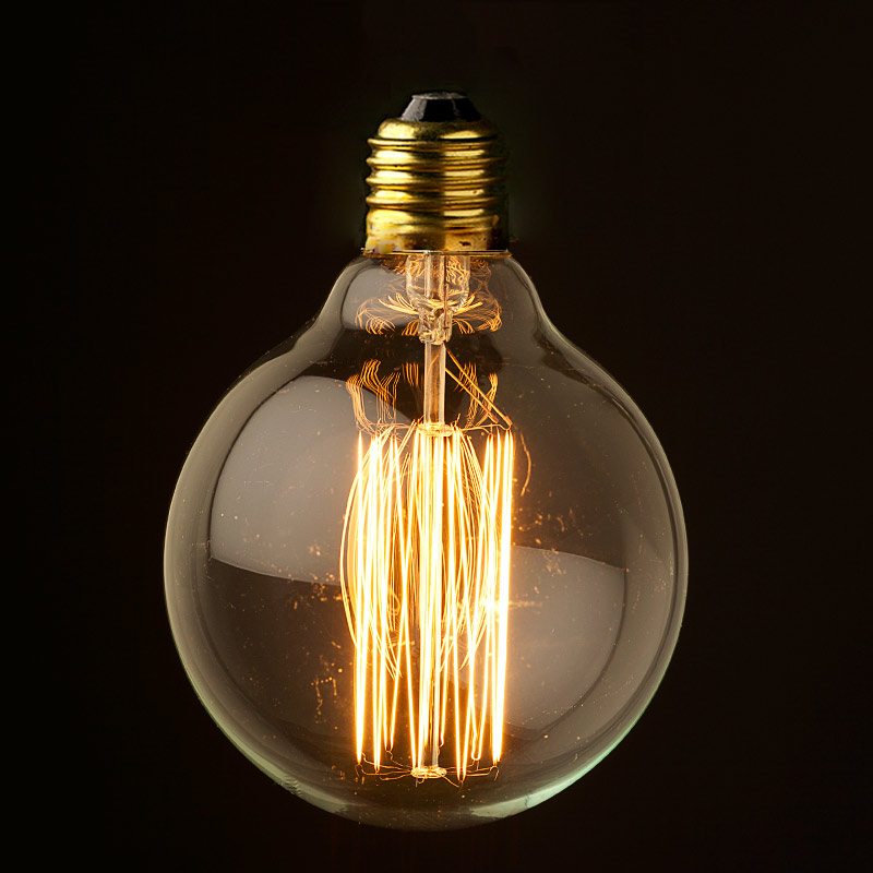 60W Filament Light Bulb Vintage Edison Squirrel Cage Decorative Industrial UK