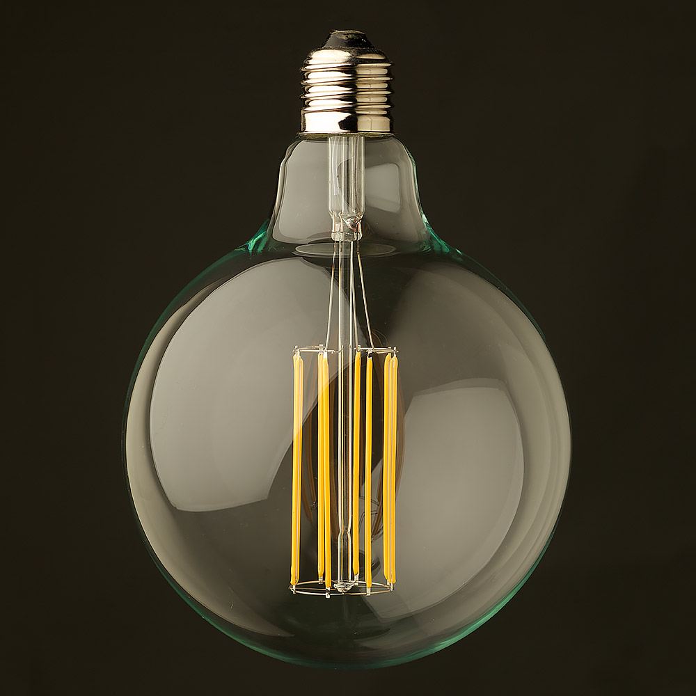 Retro Vintage Globe Cage Light Bulb G380 OVERSIZE LED Industrial Edison XL Lamp 