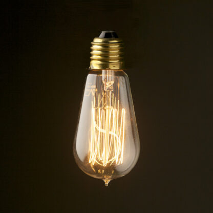 Edison Vintage Squirrel Cage Teardrop Filament Bulb