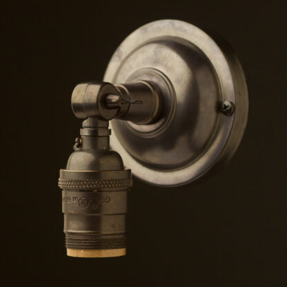 Bronze Wingnut Wall sconce E26 socket UNO thread