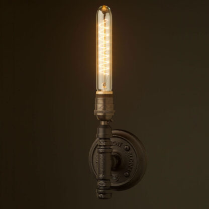 Vintage Black Bronze Wall Sconce Candle