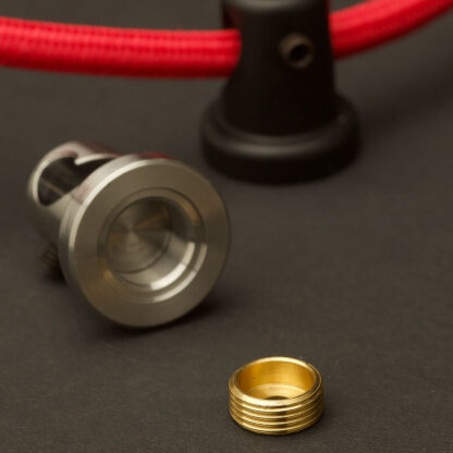 Grub screw cable swag hook component