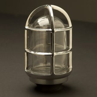 Solid aluminum water proof light globe cage and glass cover