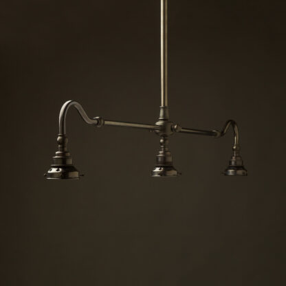 Bronze single drop Billiard Table Light no shade