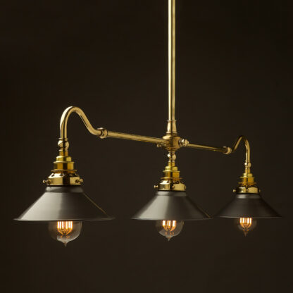 New Brass single drop Billiard Table Light steel hat