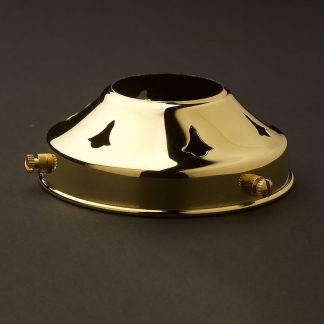 Polished brass 3 1/4 Inch shade fitter