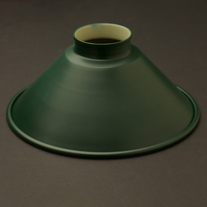 Antiqued green 2.25 fitter type light shade