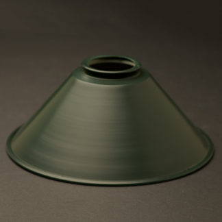 Antiqued green 2.25 fitter type light shade