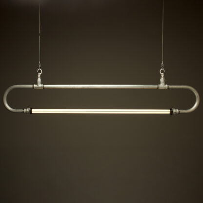 Five foot half inch pipe loop LED tube light
