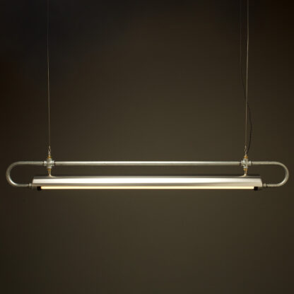 59 inch X one inch pipe loop LED tube light shade