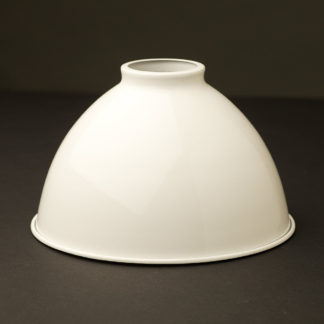 White dome 2.25 fitter type light shade 7 inch