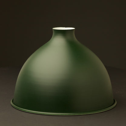 Antiqued green dome light shade 10.5 inch