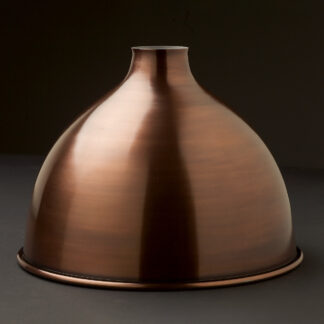 Bronze finish dome light shade 10.5 inch