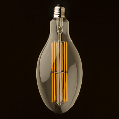 Edison C100 10W Dimmable Filament LED off