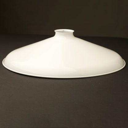 White 14 inch Coolie 2.25 fitter Light Shade
