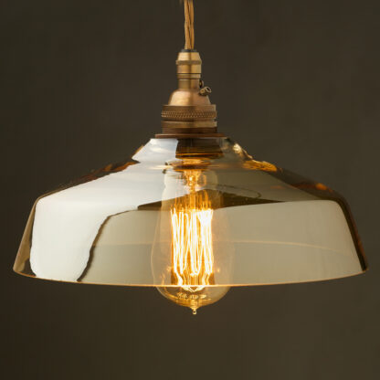 Coffee Glass light shade pendant