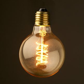 Vintage Edison G80 Spiral Filament Bulb
