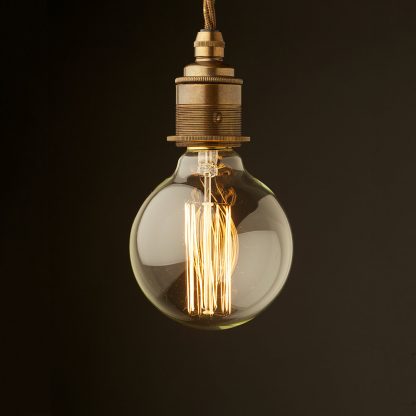 Edison style light bulb E27 antique brass fitting G95 Vintage