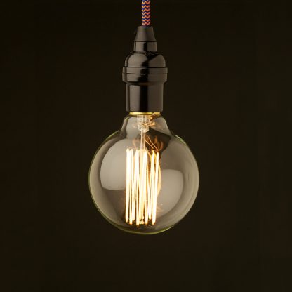 Edison style light bulb Vintage Bakelite fitting G95 vintage globe