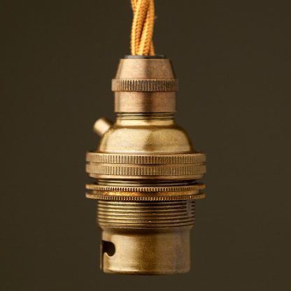 Brass Pendant Lamp holder Bayonet B22 fitting