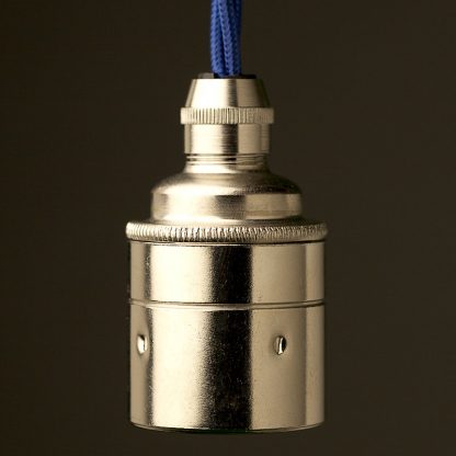 Nickel Pendant Lamp holder Edison E27 smooth fitting