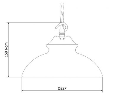 Russian Insulator CD 304 pendant light dimensions