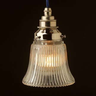 Holophane Bell Glass Light Shade Pendant