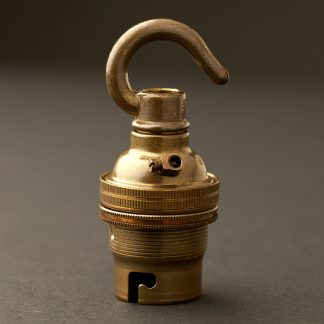 Brass Hook Pendant Lamp holder Bayonet B22 fitting