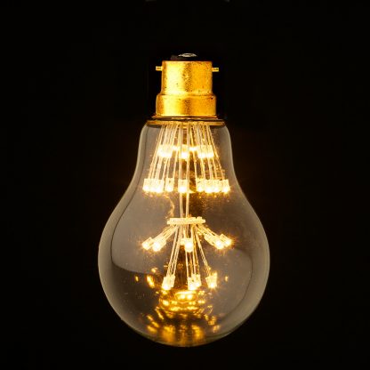 3 Watt Vintage LED Clear Round bulb