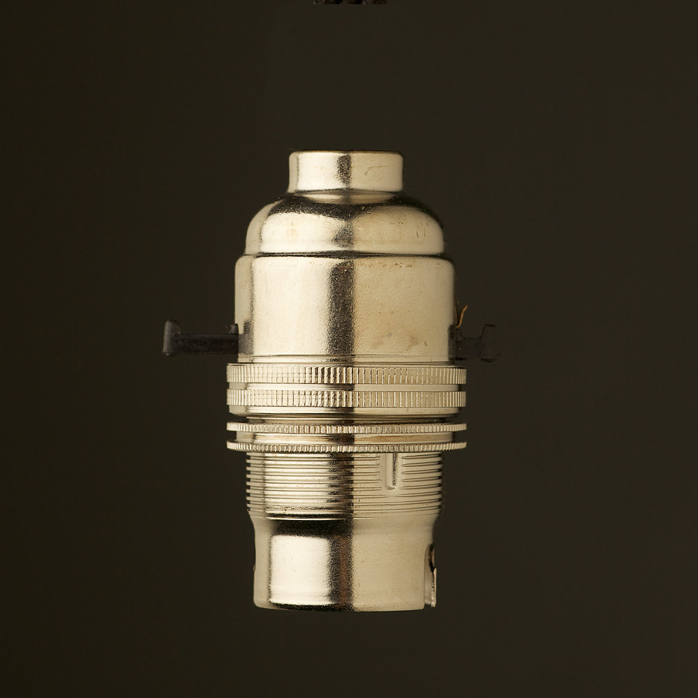 Quality B22 Bulb Cord Grip Lamp holder Light Bulb Fitting Bayonet Mount Holder 
