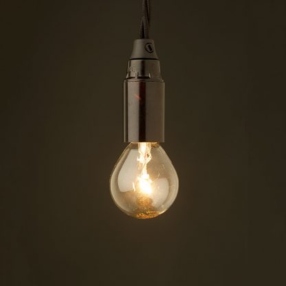 E14 light bulb Bakelite fitting G45 incandescent