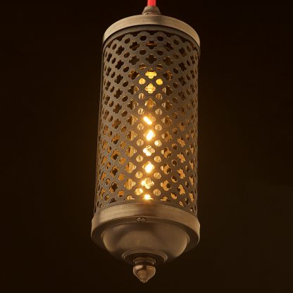 Edison bronze cage lantern pendant base