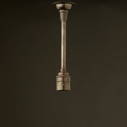 Single Rod Bronze lamp pendant E27 smooth