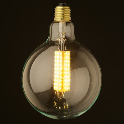 6 Watt Dimmable LED E27 Clear 125mm round bulb