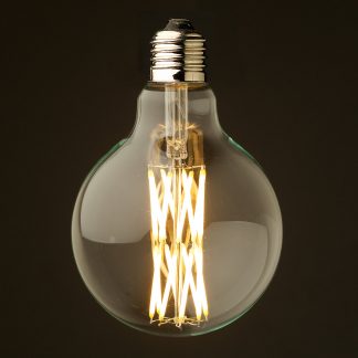 10 Watt Dimmable Filament LED E27 Clear 95mm Round Bulb
