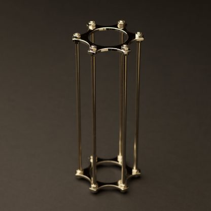 Medium Bulb brass cage nickel plated