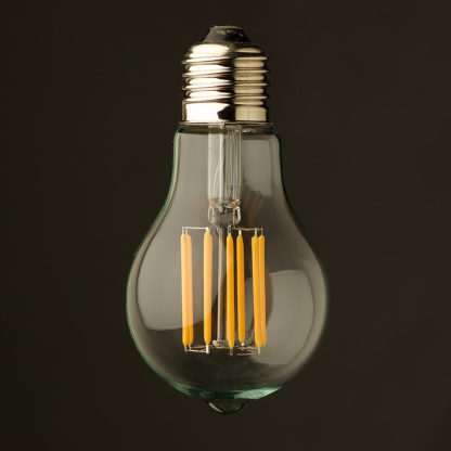 4 Watt Non Dimmable Lantern Filament LED E27 Clear GLS