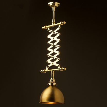 Brass Adjustable Scissor Pendant