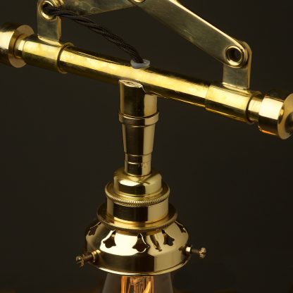 Brass scissor pendant brass gallery