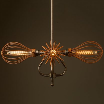 4 bulb cage coventry bend hub chandelier