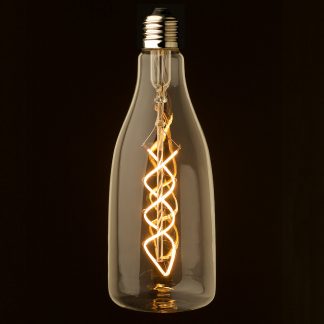 Edison Bottle shaped dimmable spiral filament LED
