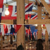 Period Industrial lighting for Goodwood Revival event