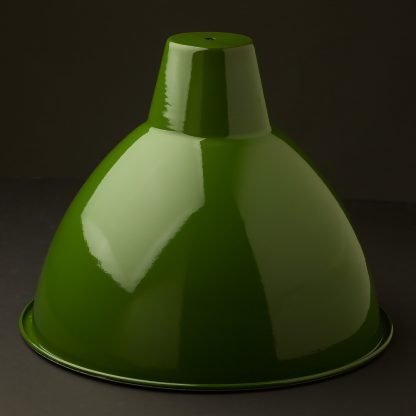 360mm Green enameled dome factory shade