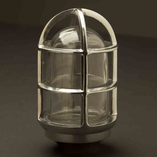 Solid aluminum water proof light globe cage and glass cover
