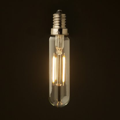 2 Watt LED E14 clear tube low voltage bulb